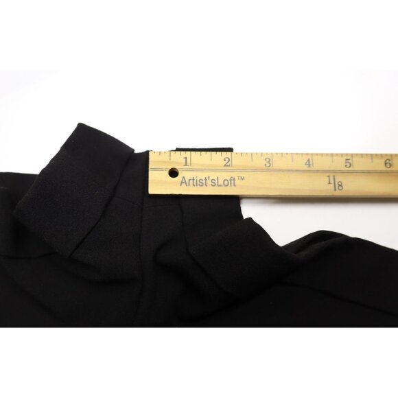 Alice + Olivia Women's Chad Asymmetrical Cuffed Shorts Black Sz 10 - Picture 7 of 12